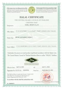 Sertifikat penggunaan tanda Halal Bahasa Inggris